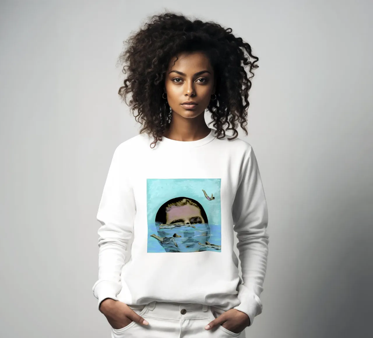 Man Overboard sudadera de Ellen Weinstein