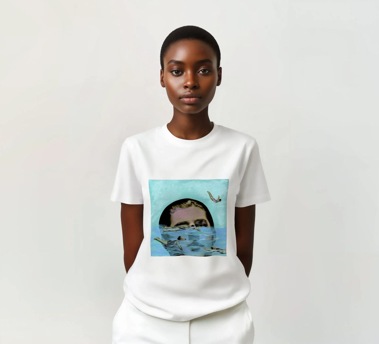 Man Overboard t-shirt da Ellen Weinstein