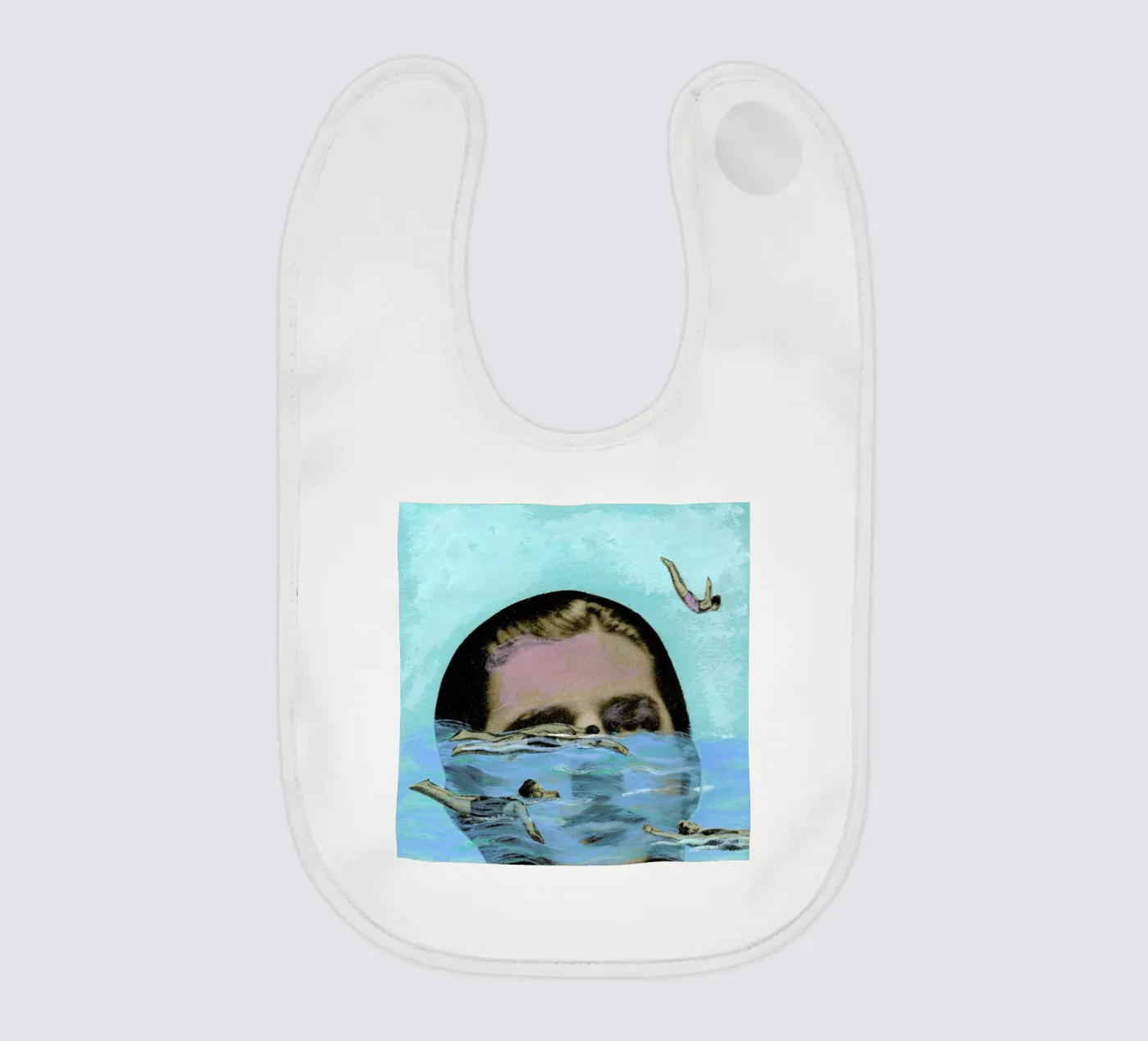 Man Overboard Babylätzchen von Ellen Weinstein