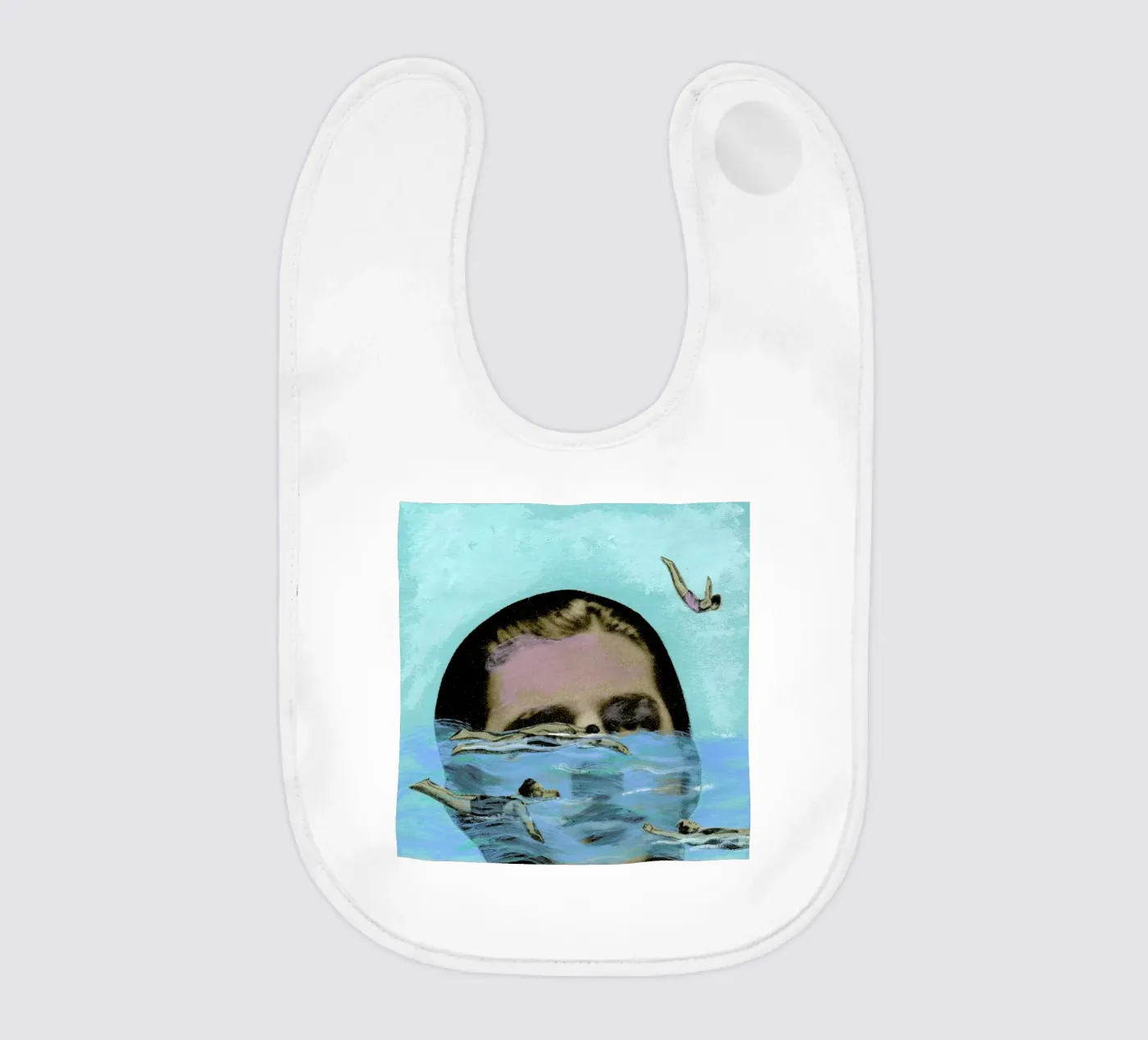 Man Overboard Babylätzchen von Ellen Weinstein