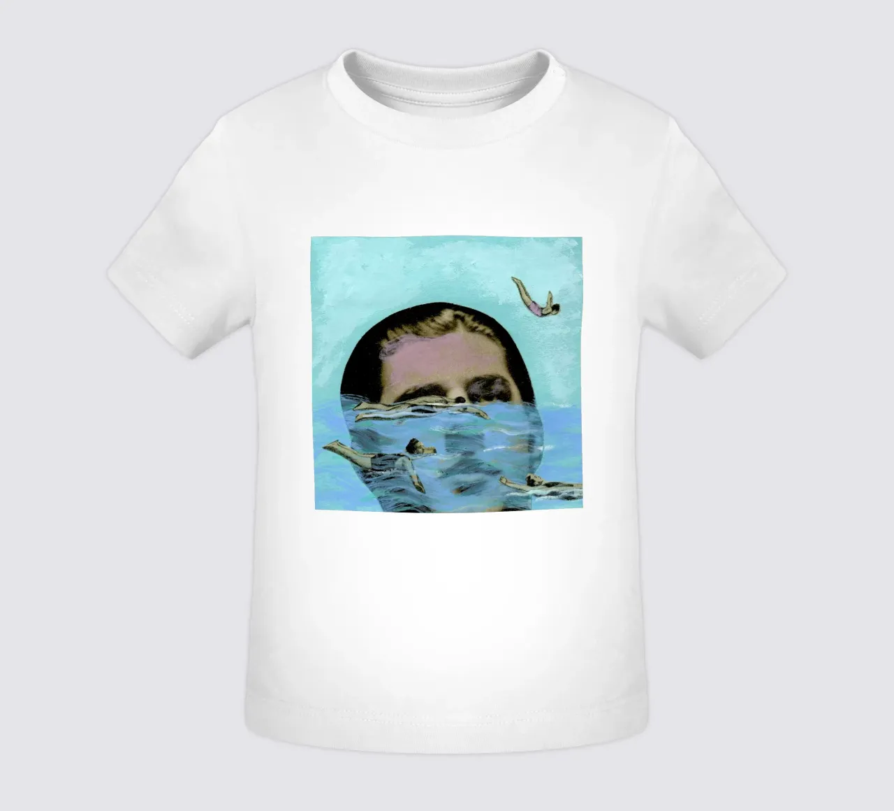 Man Overboard camiseta de bebé de Ellen Weinstein