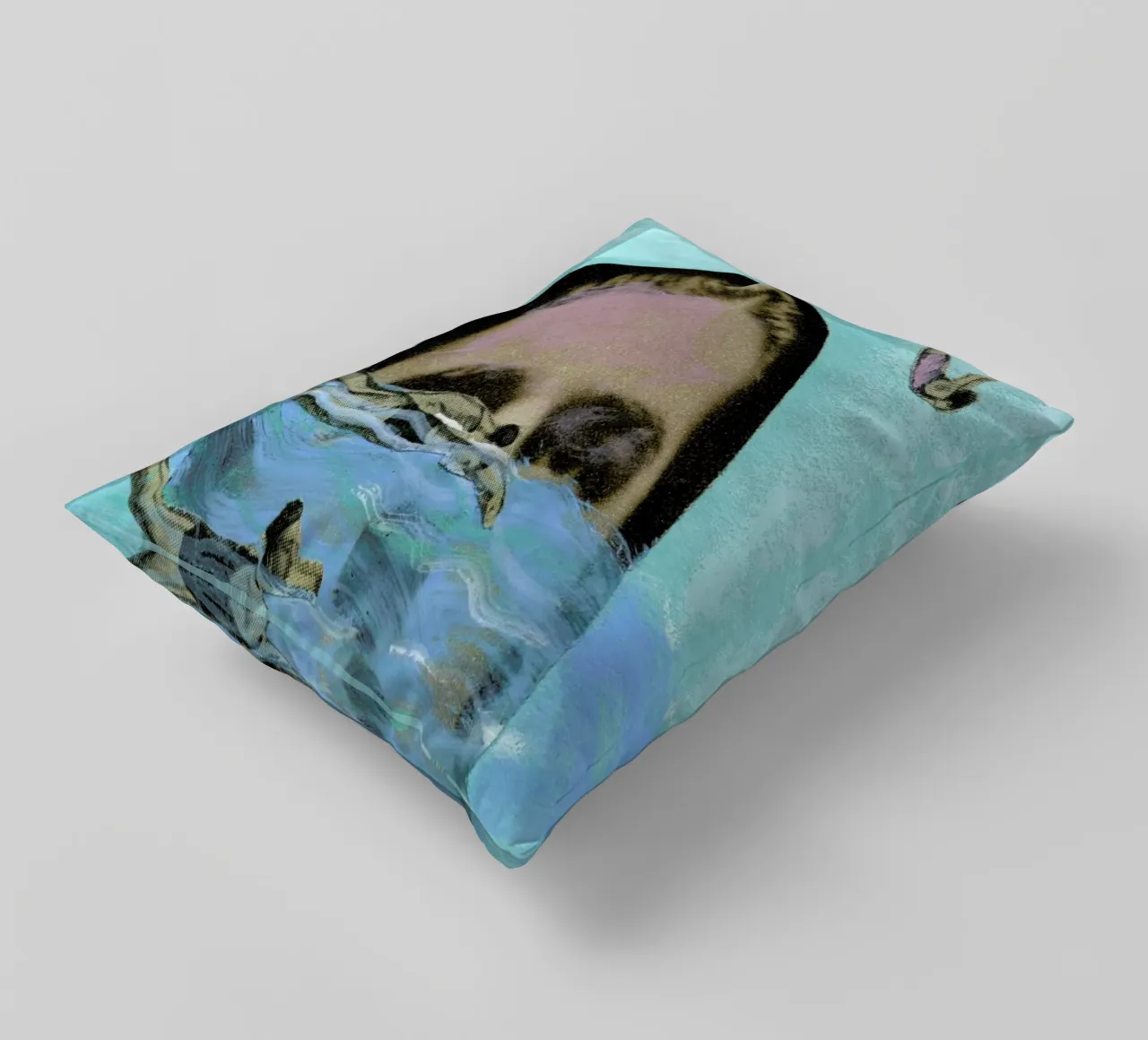 Man Overboard Kissen von Ellen Weinstein