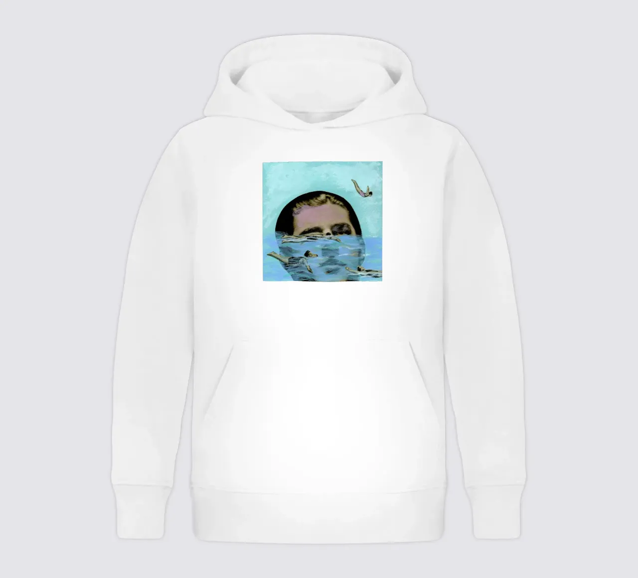 Man Overboard felpa bambino con cappuccio da Ellen Weinstein