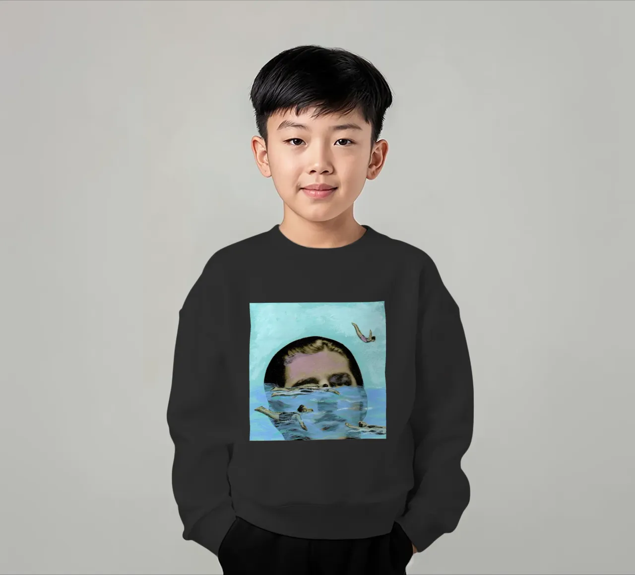 Man Overboard felpa bambino da Ellen Weinstein