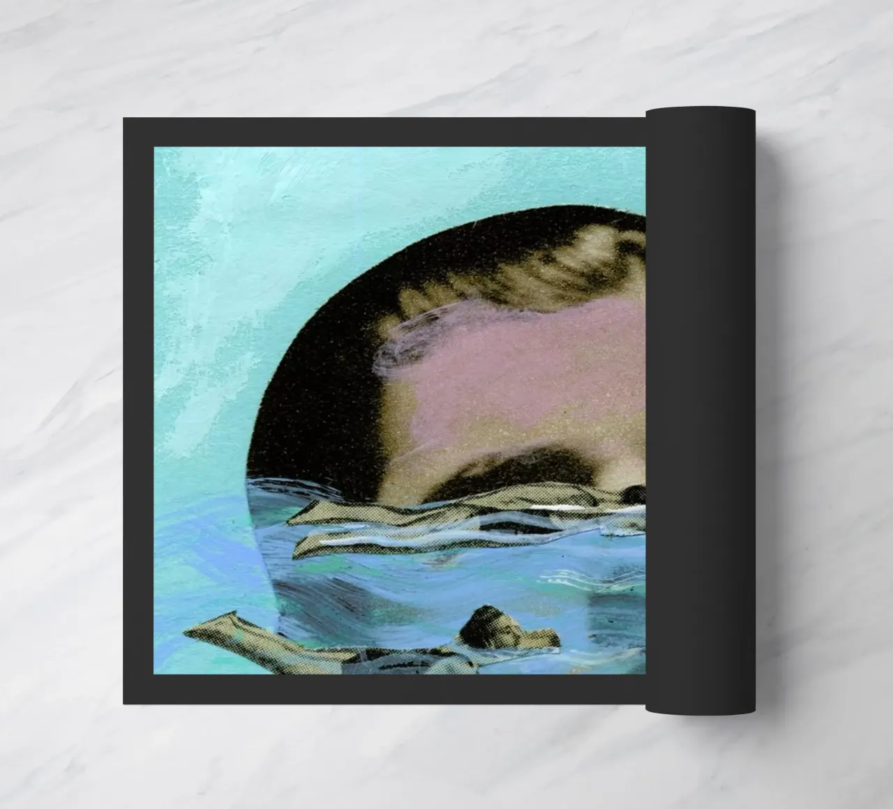 Man Overboard doormat by Ellen Weinstein
