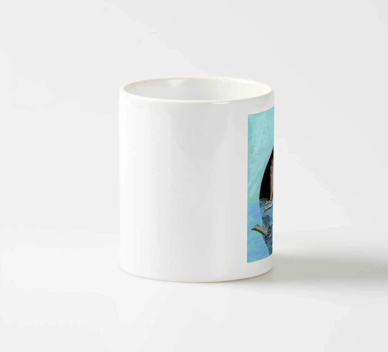 Man Overboard tazza in ceramica da Ellen Weinstein