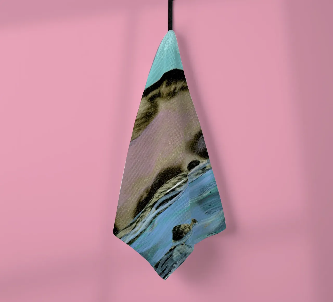 Man Overboard canovaccio da cucina da Ellen Weinstein