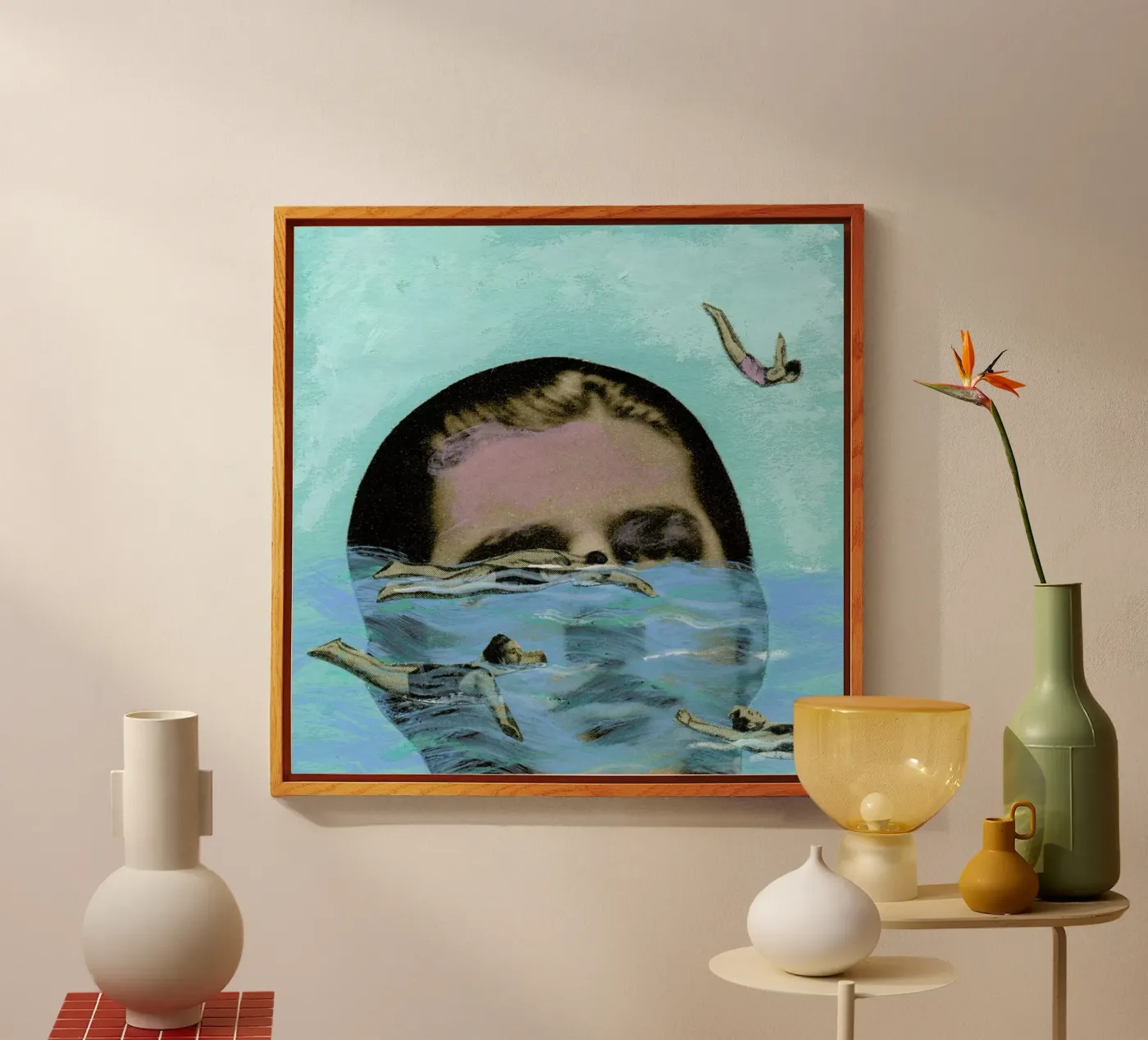 Man Overboard plexiglass da Ellen Weinstein