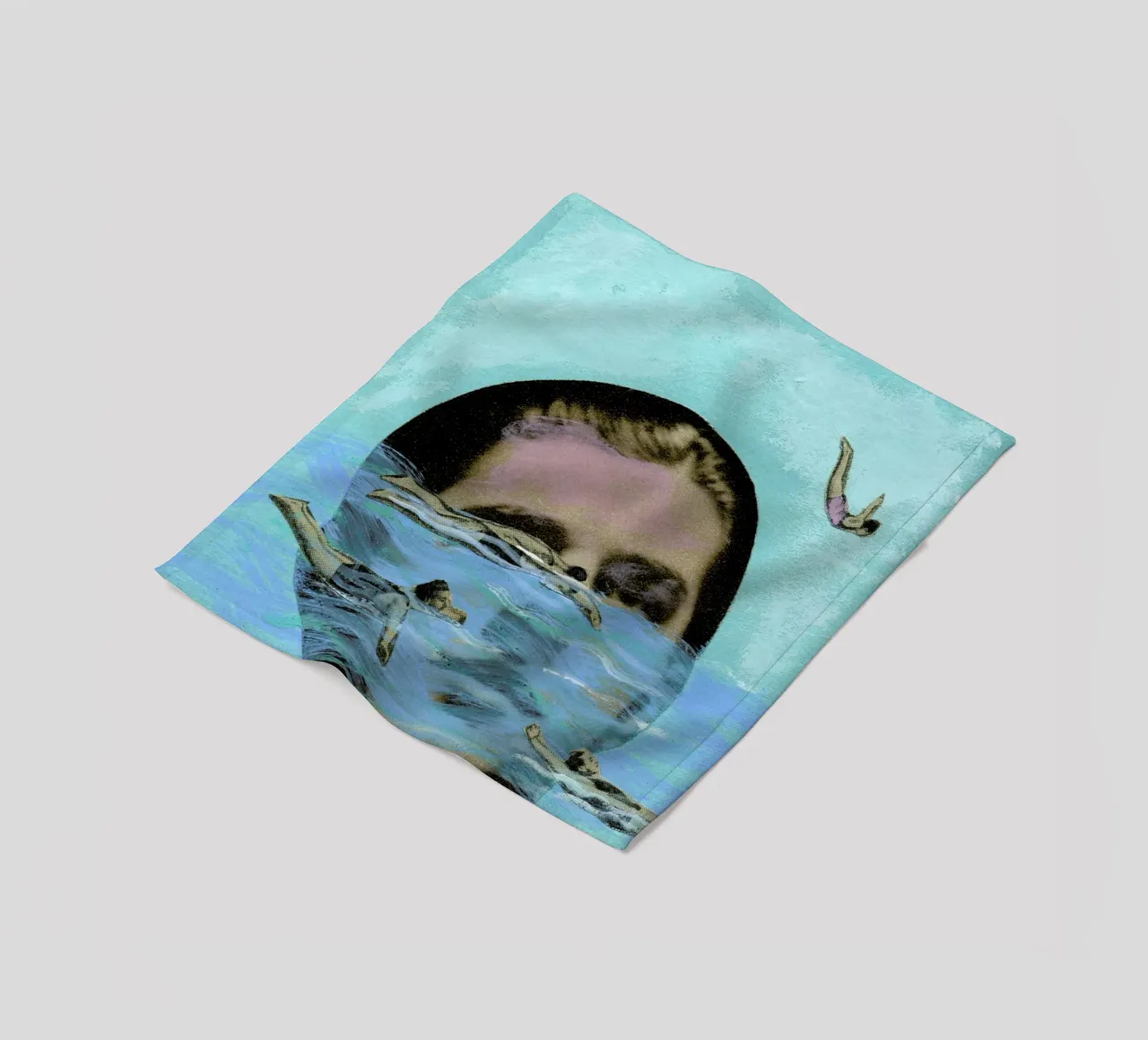 Man Overboard coperta in pile da Ellen Weinstein