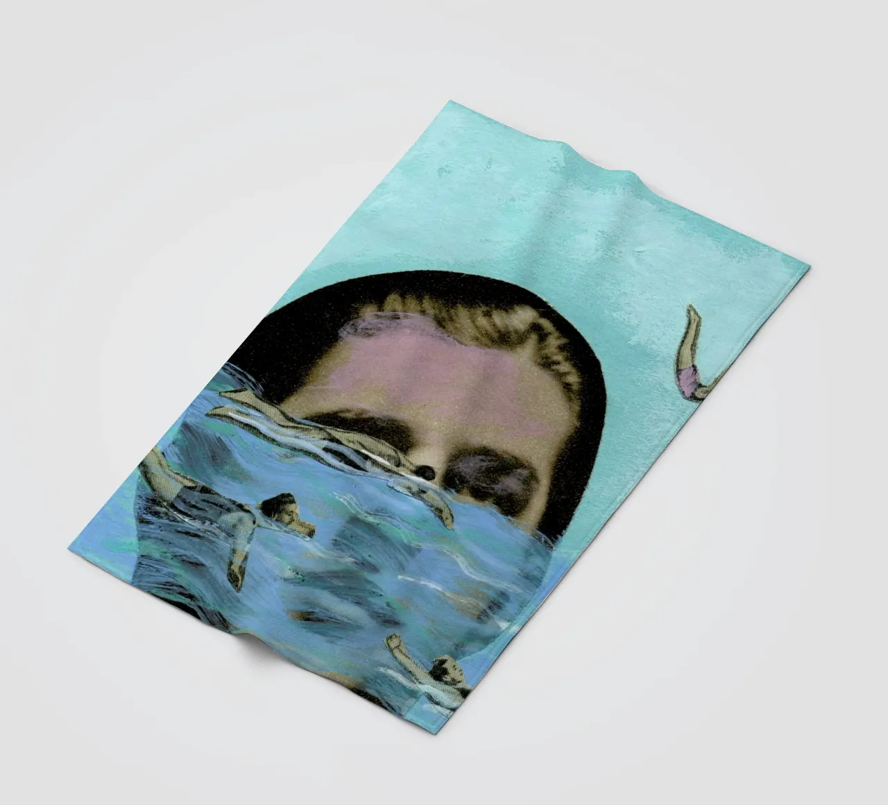 Man Overboard coperta in pile da Ellen Weinstein