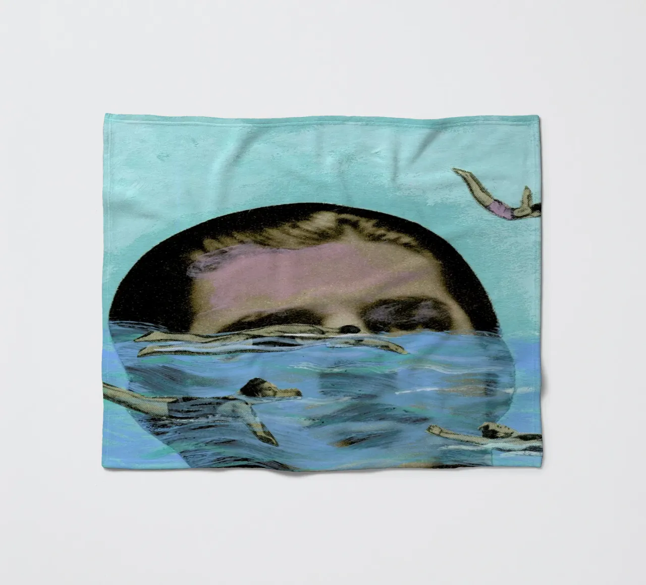 Man Overboard coperta in pile da Ellen Weinstein