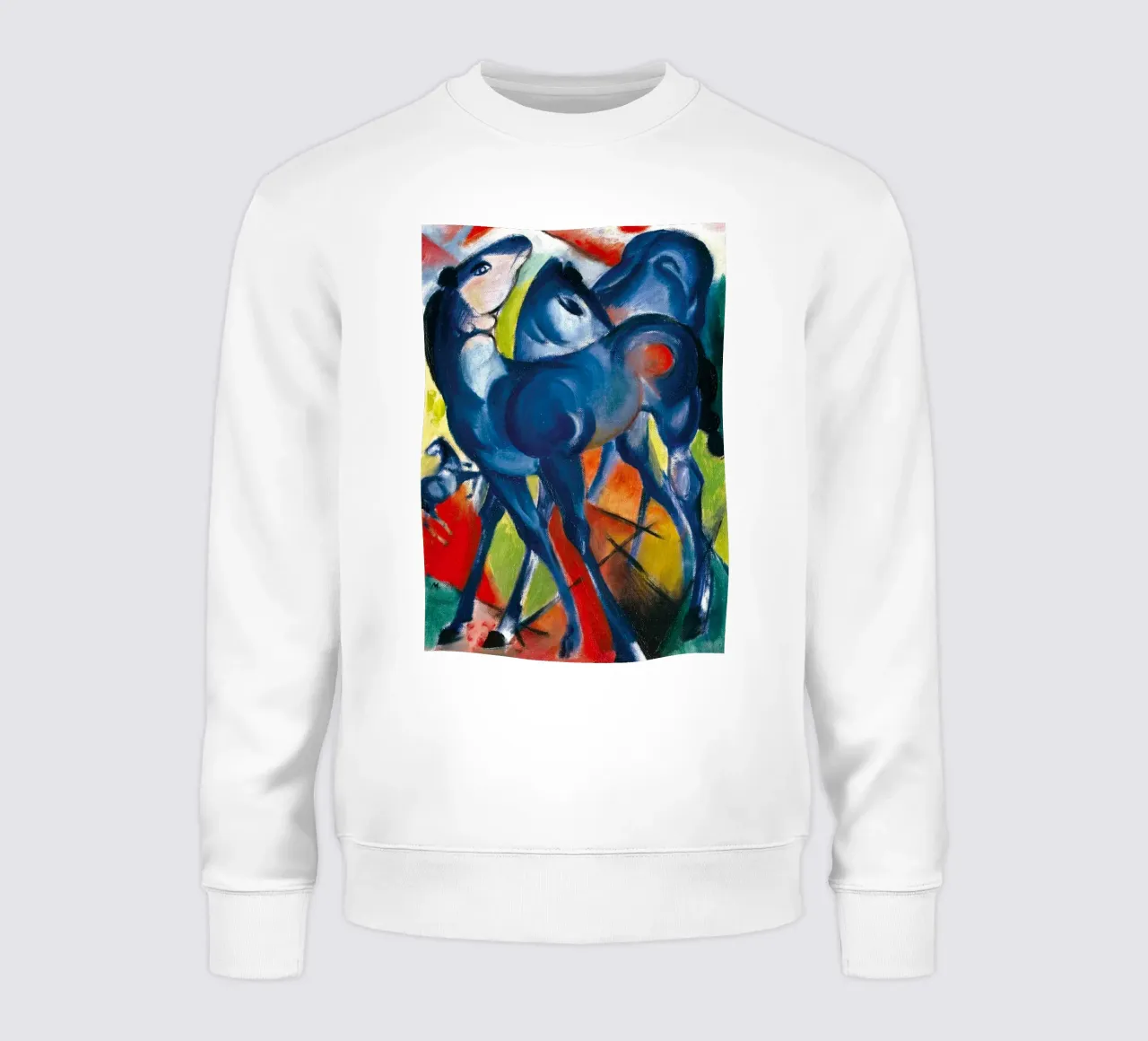 Franz Marc - I puledri blu felpa da ARTOTHEK
