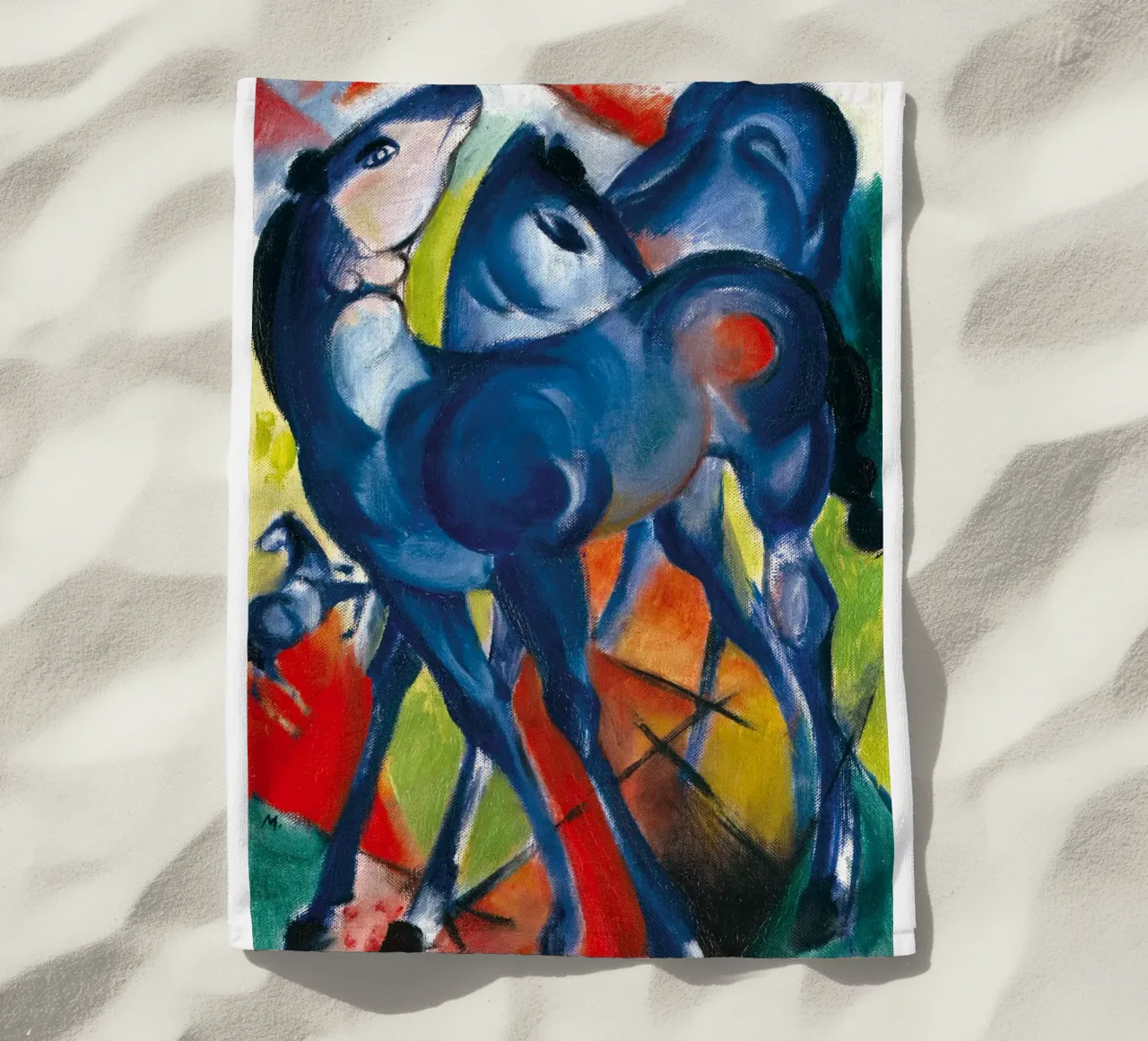 Franz Marc - I puledri blu telo mare da ARTOTHEK