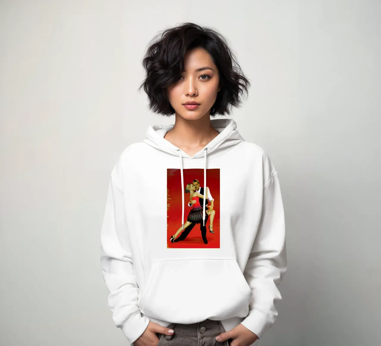 Tango hoodie by Ellen Weinstein