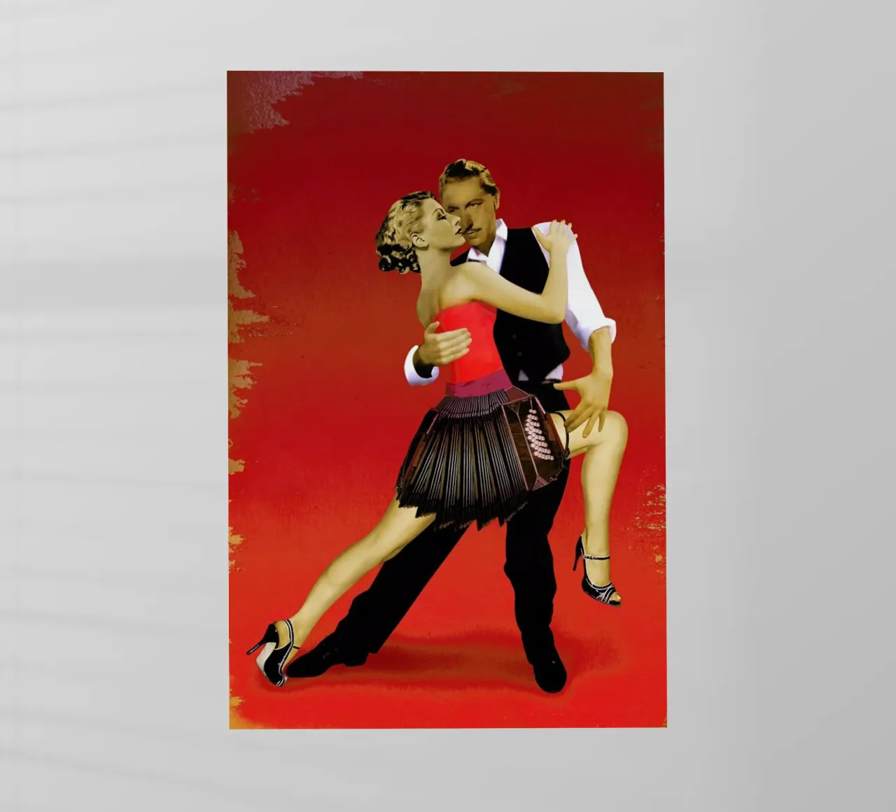 Tango pellicola backlit da Ellen Weinstein