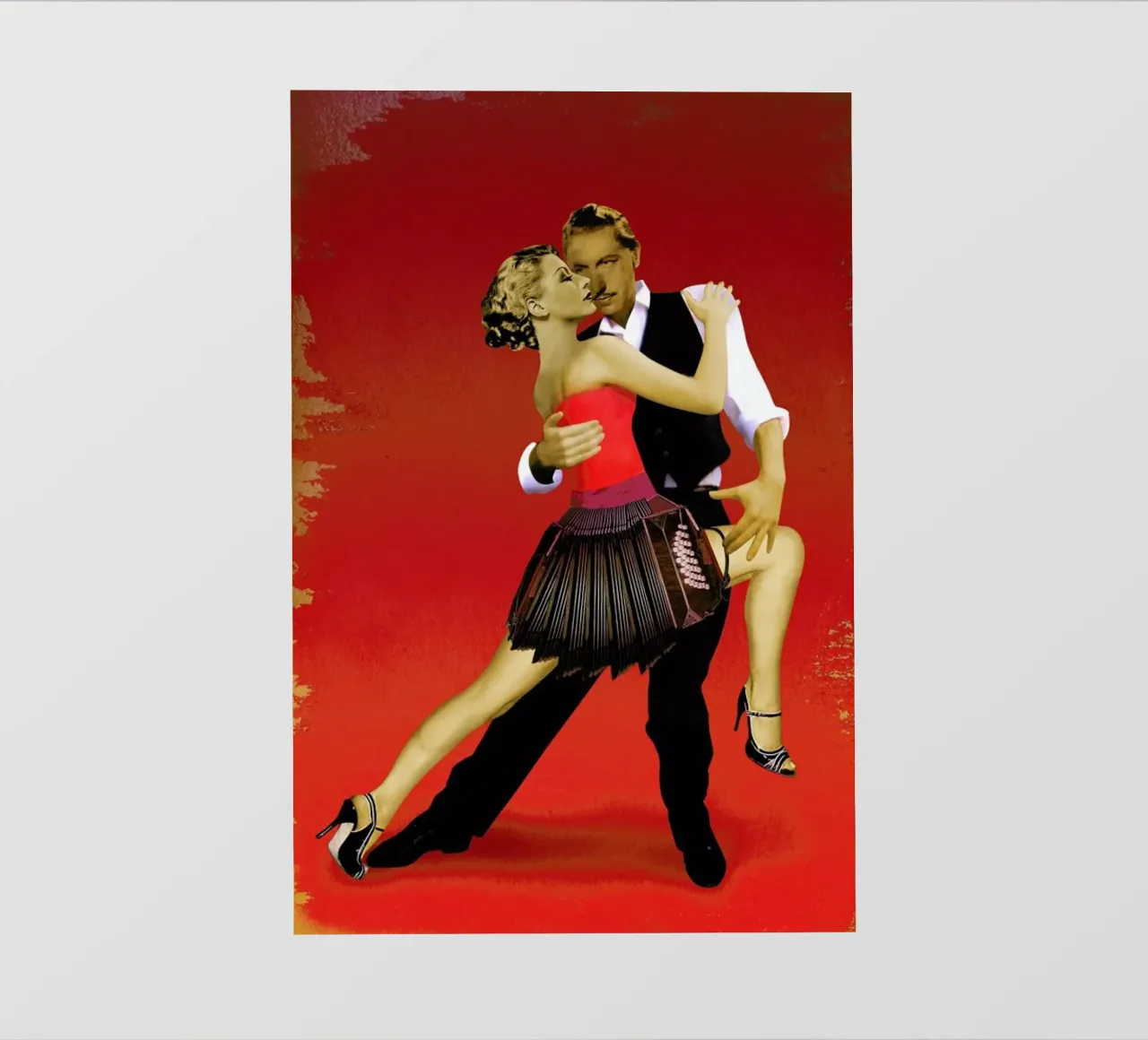 Tango pellicola backlit da Ellen Weinstein