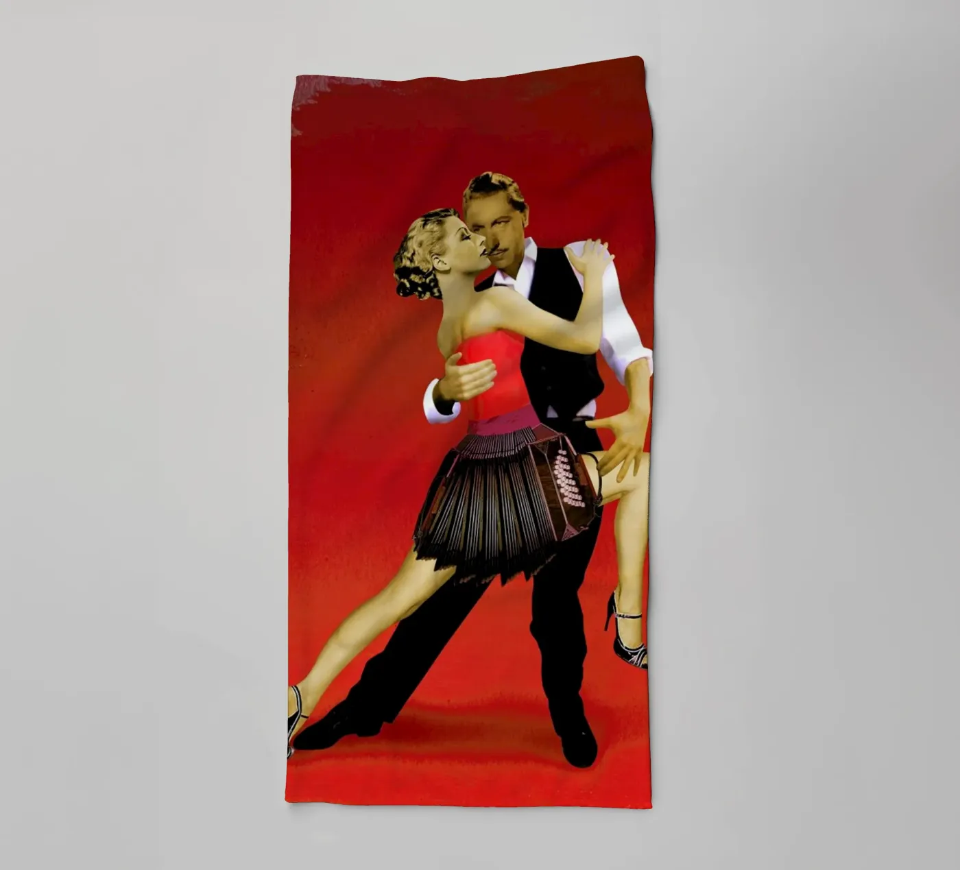 Tango towel by Ellen Weinstein