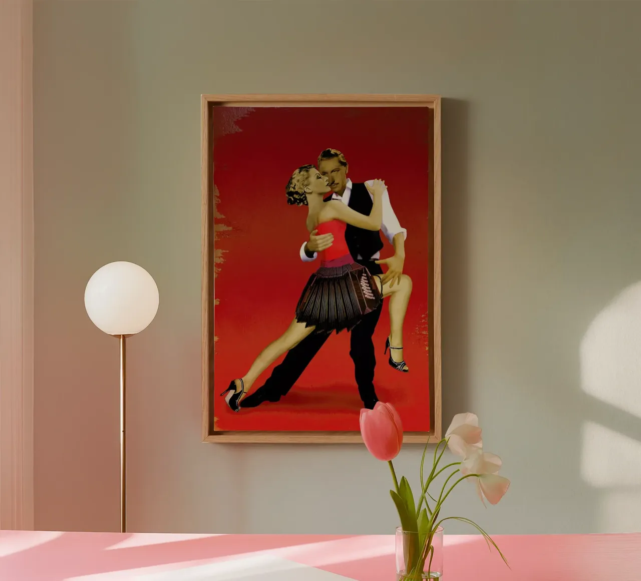 Tango tela con Cornice a cassetta da Ellen Weinstein