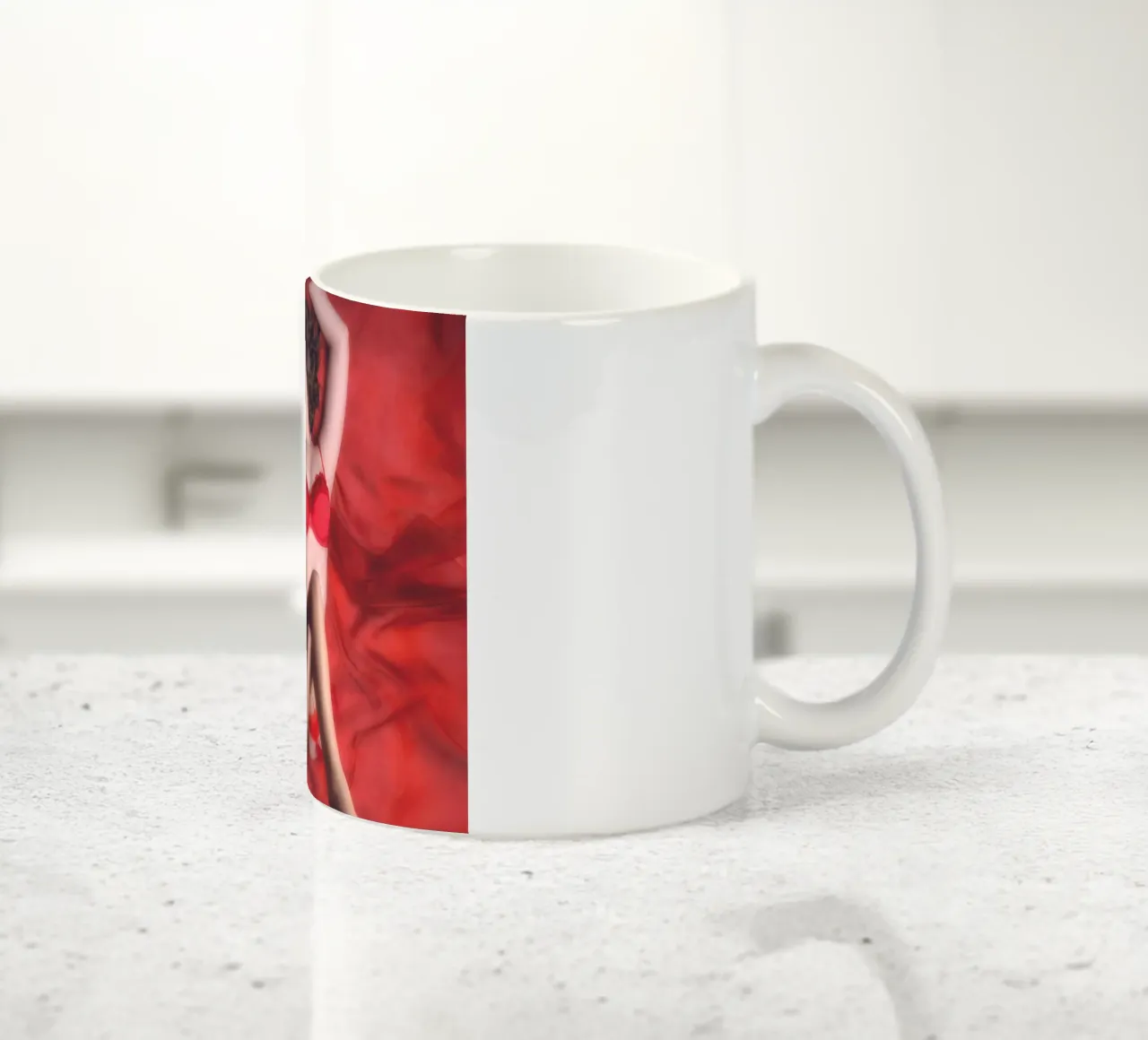 Dulce in red tazza in ceramica da Dave Hare Photography