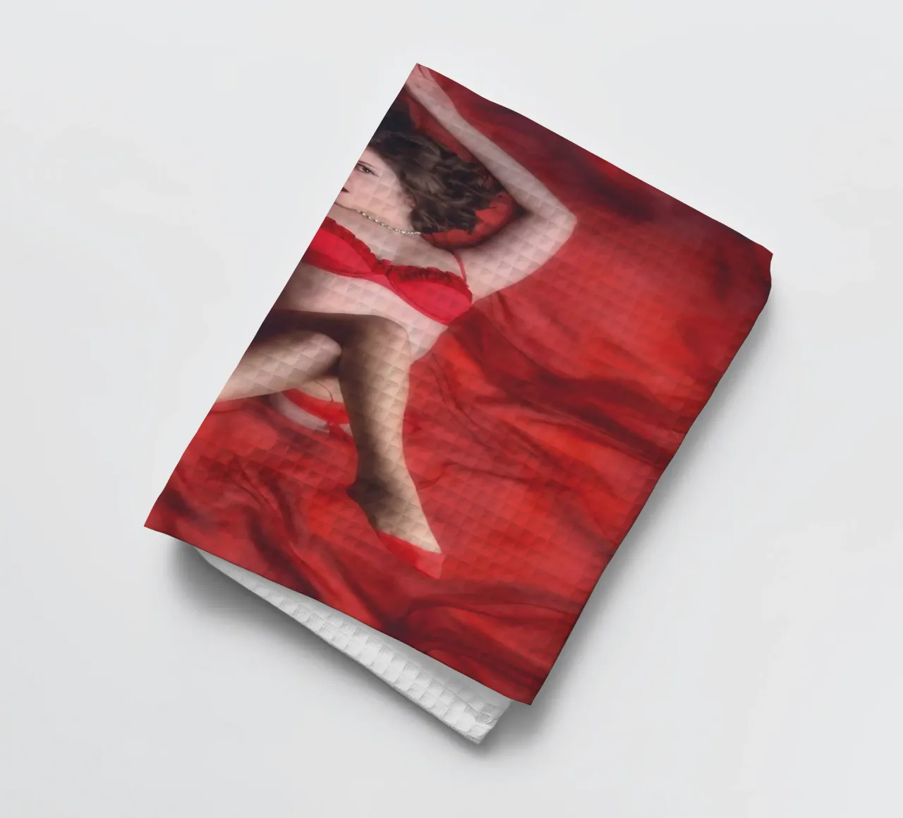 Dulce in red canovaccio da cucina da Dave Hare Photography