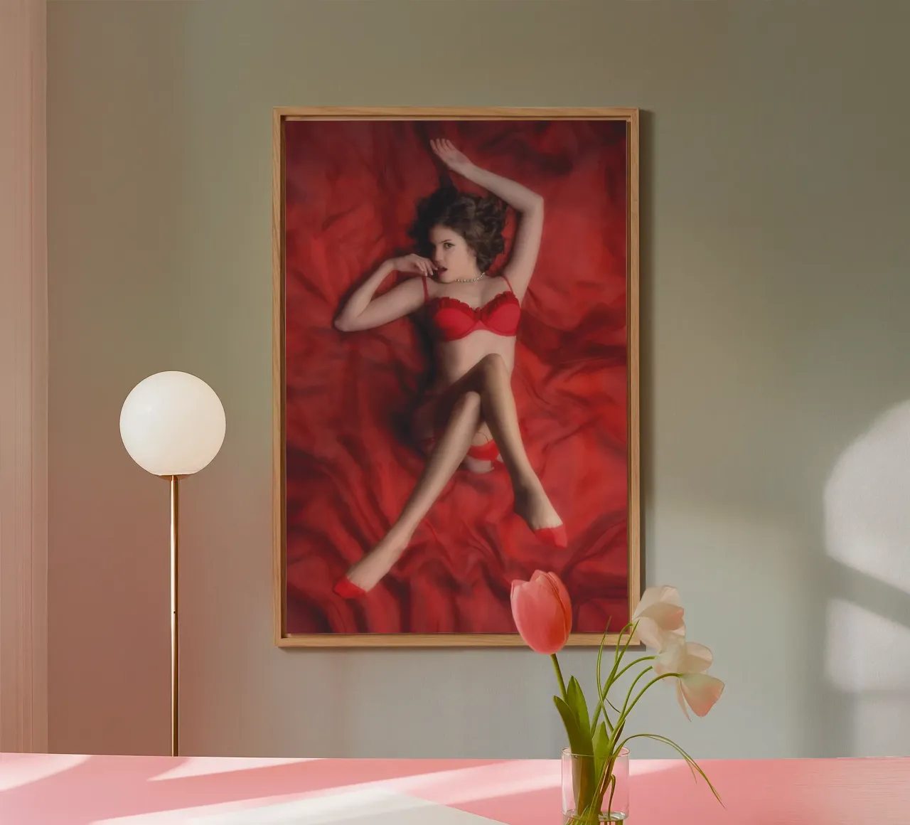 Dulce in red alluminio dibond da Dave Hare Photography