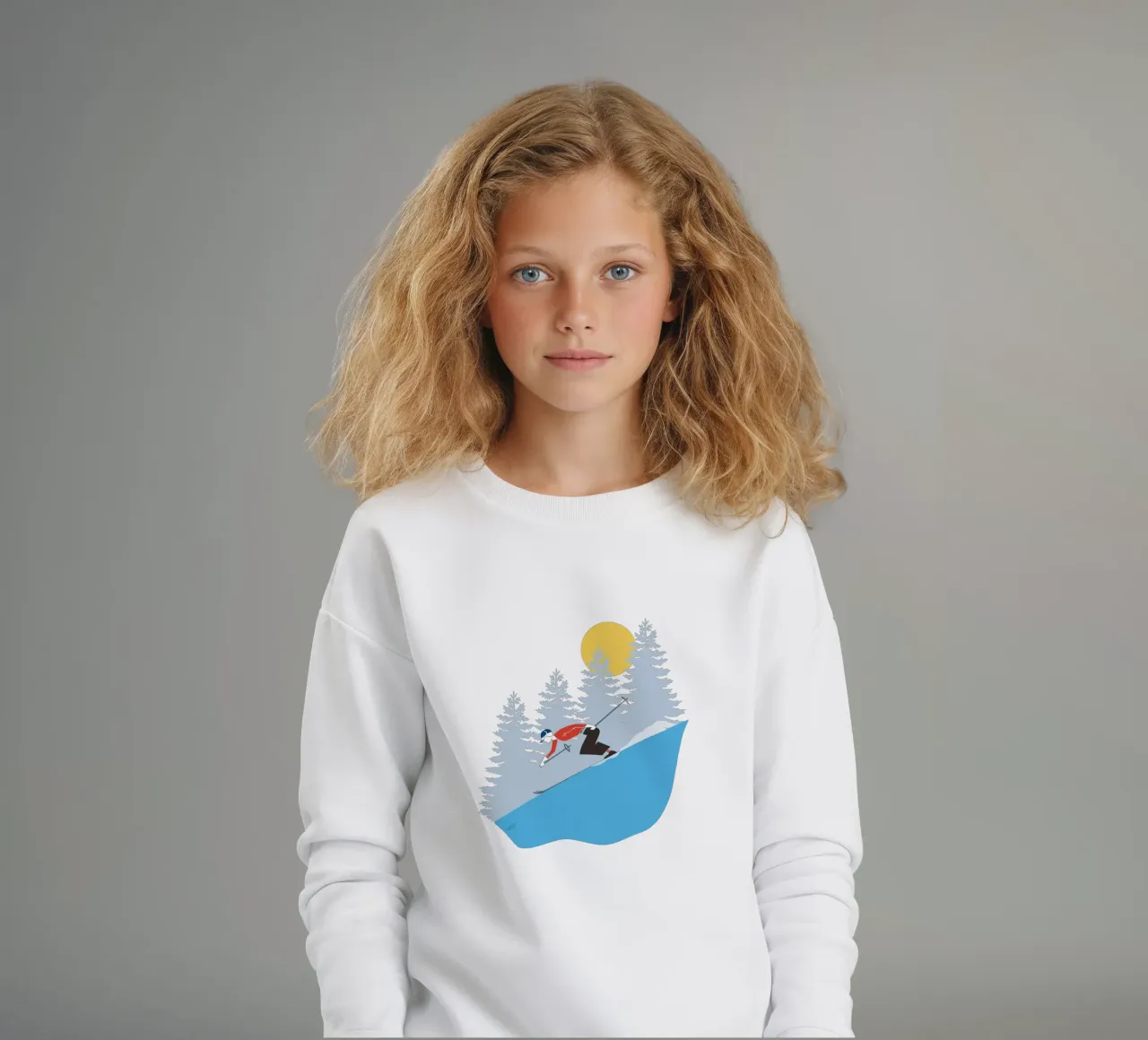 Freschezza bianca felpa bambino da LaylaOzFun