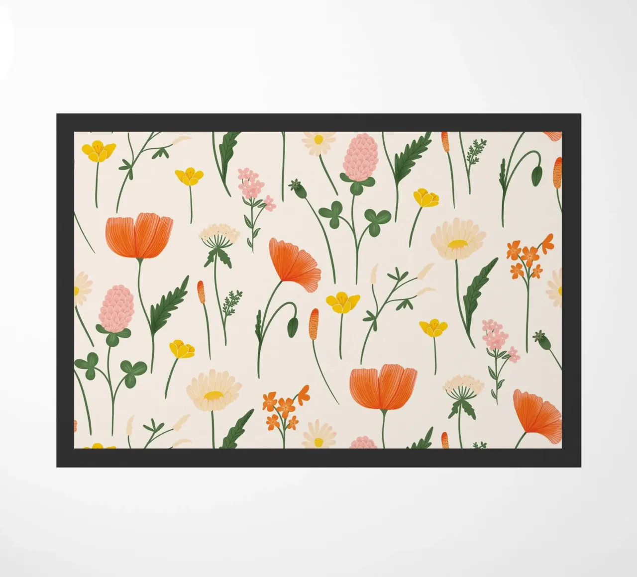 incantevoli fiori di campo zerbino da nicigabrieldesigns
