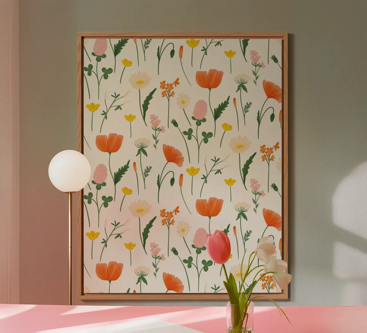 incantevoli fiori di campo alluminio dibond da nicigabrieldesigns