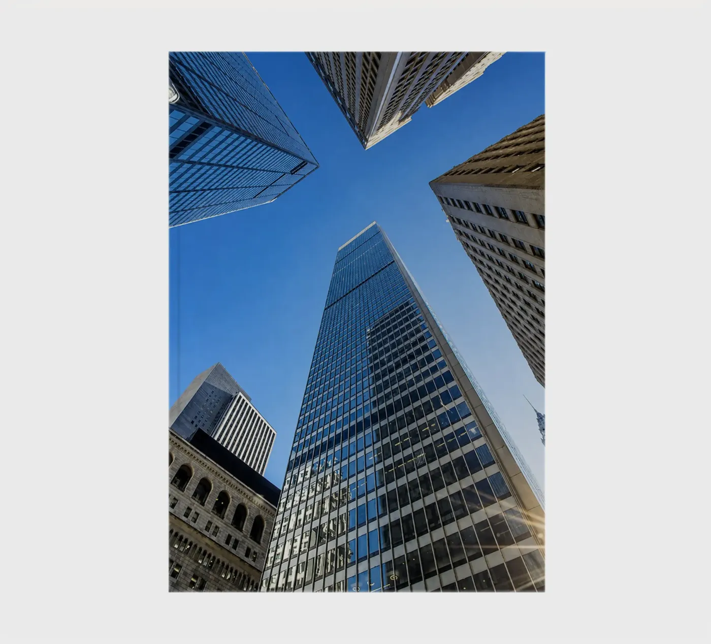skyscraper view notebook by onelife