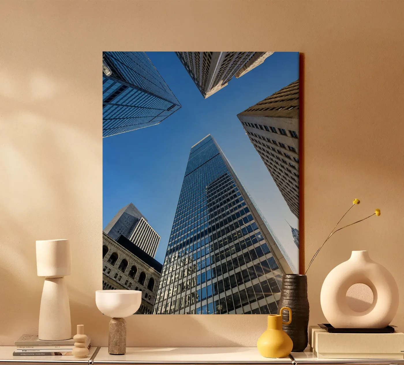 skyscraper view canvas by onelife