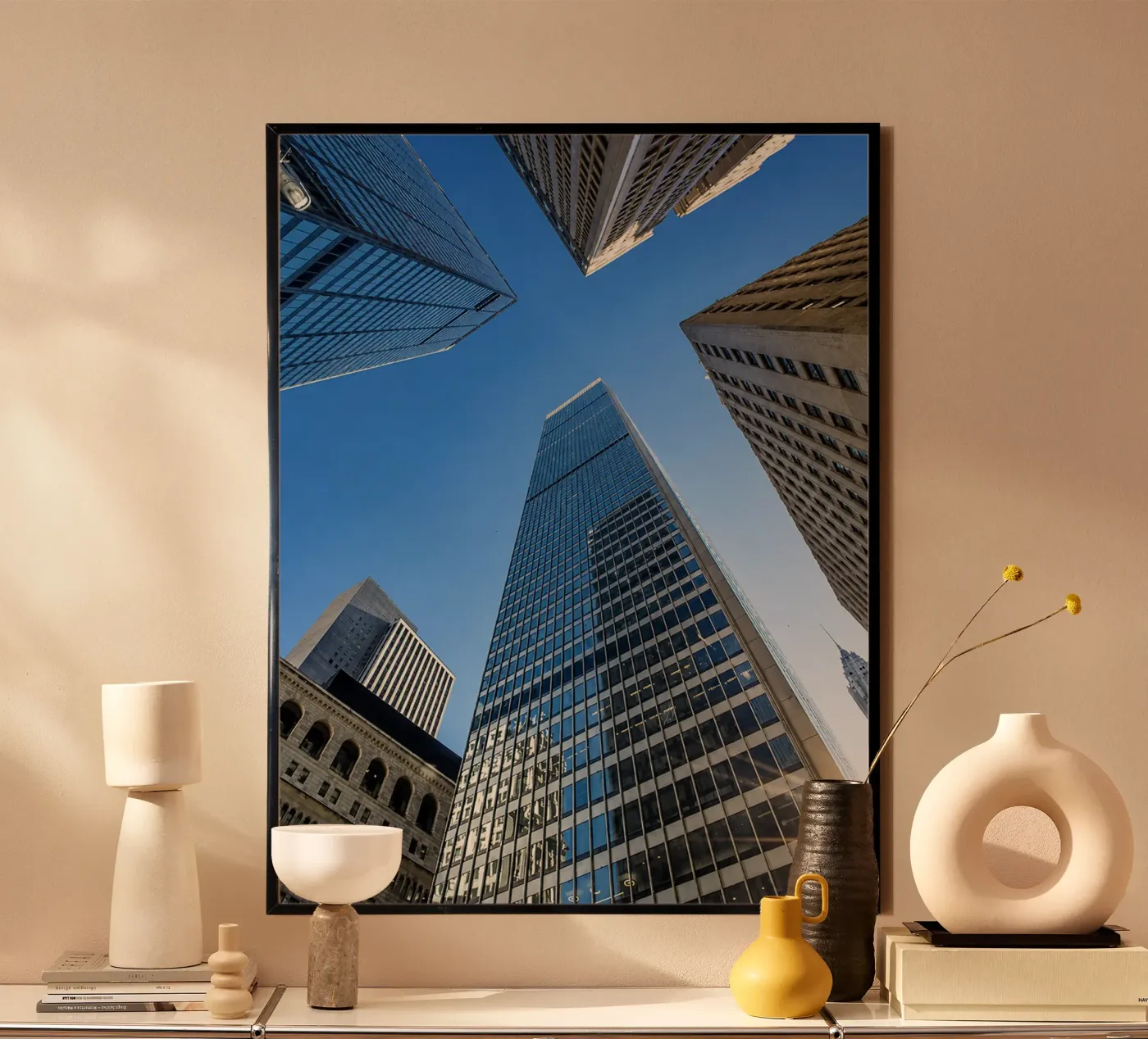 skyscraper view poster by onelife