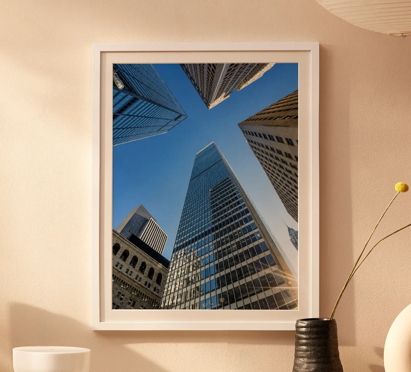skyscraper view poster by onelife