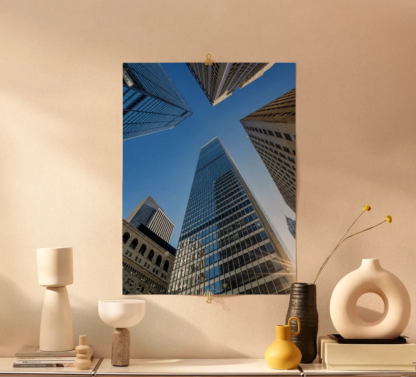 skyscraper view poster by onelife