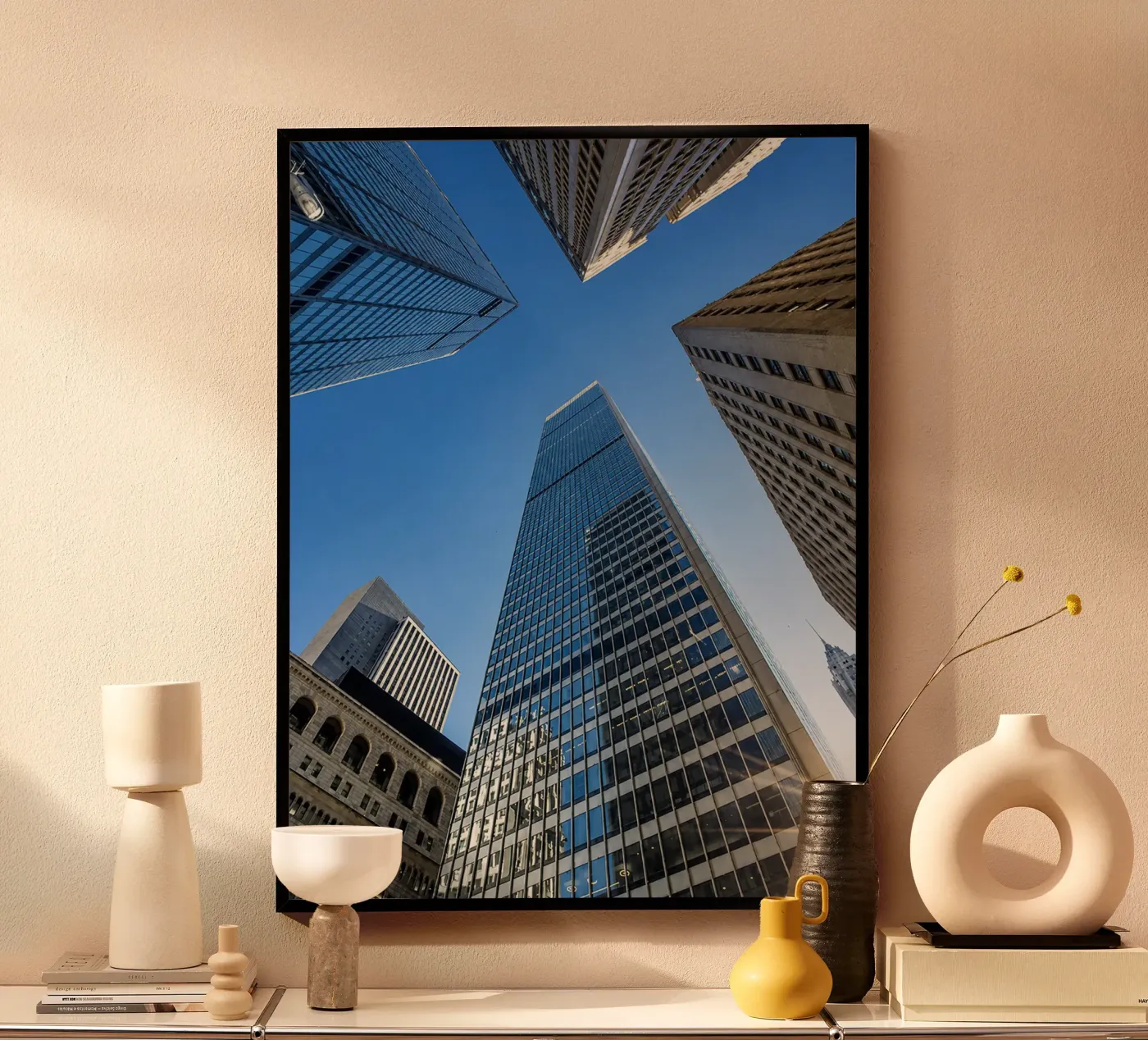 skyscraper view poster by onelife