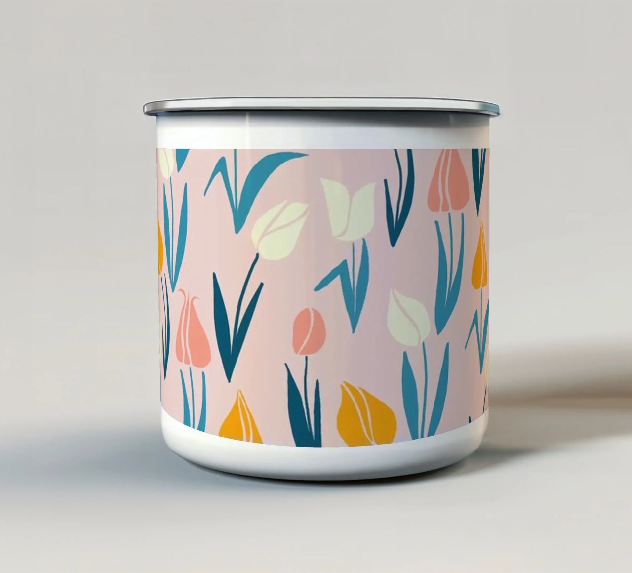 Tulips tazza in smalto da nicigabrieldesigns
