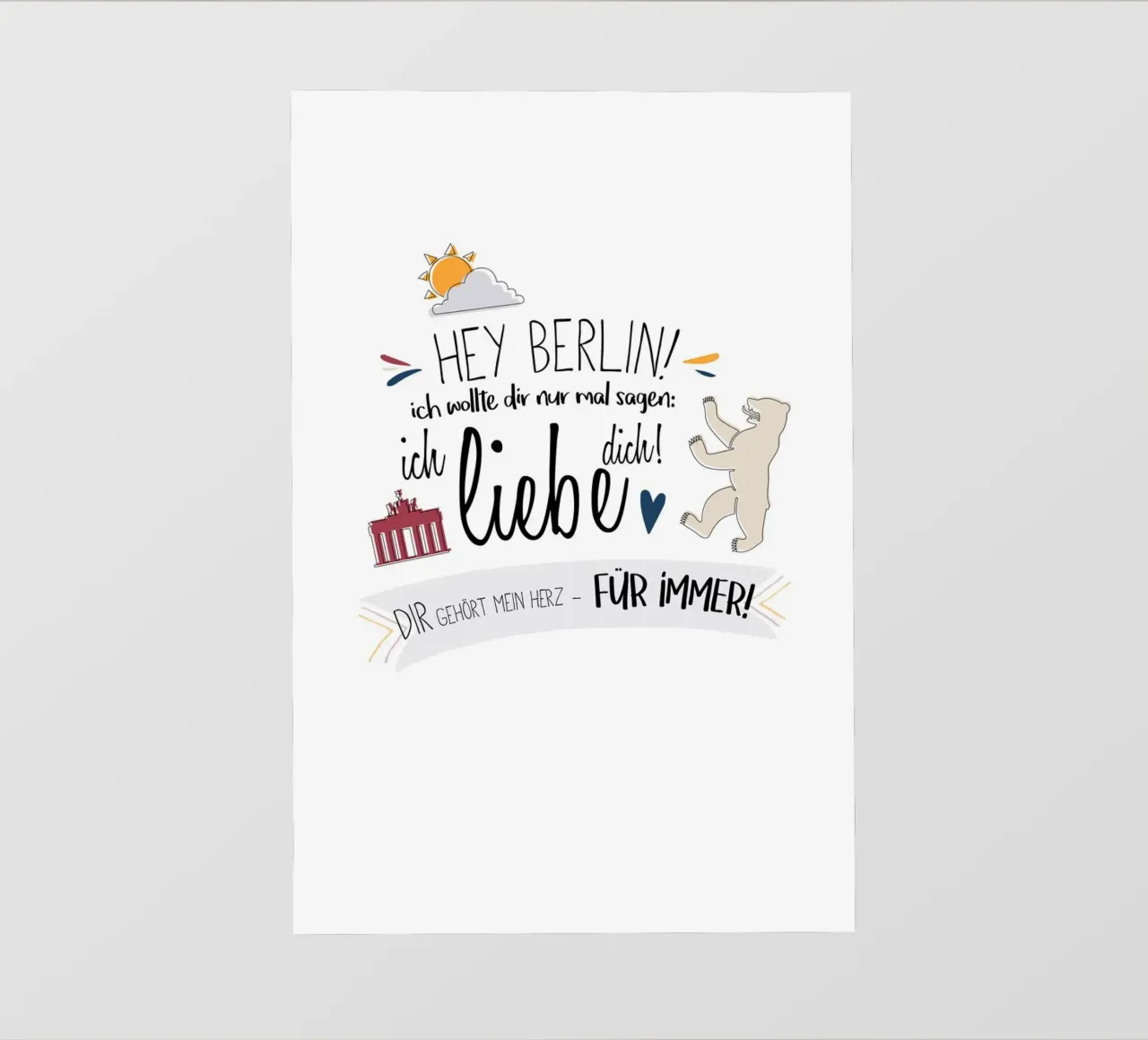 Hey Berlin PVC Plane von artbox44