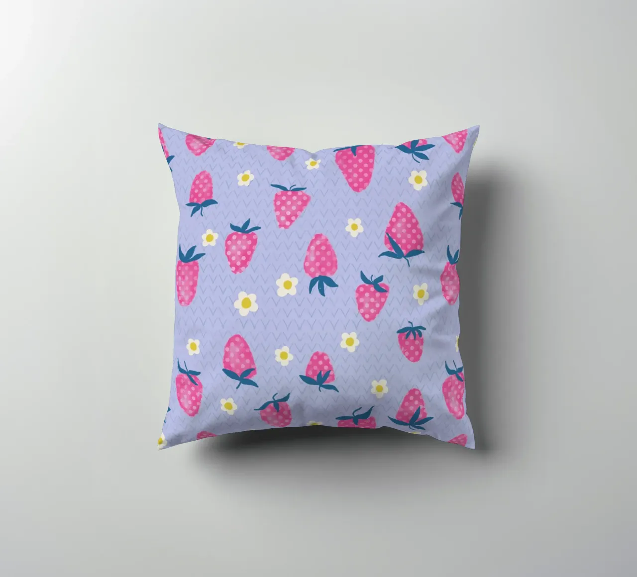 Fragole cuscino da nicigabrieldesigns