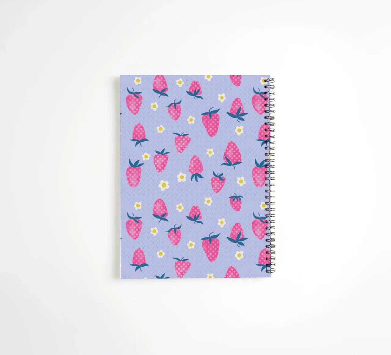 Strawberries spiral notebook by nicigabrieldesigns