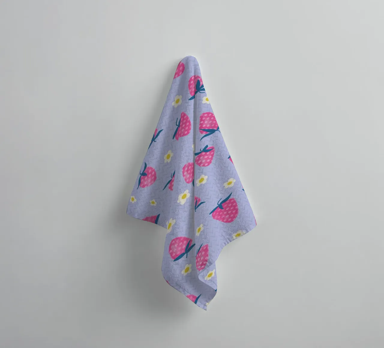Fragole asciugamano da bagno da nicigabrieldesigns