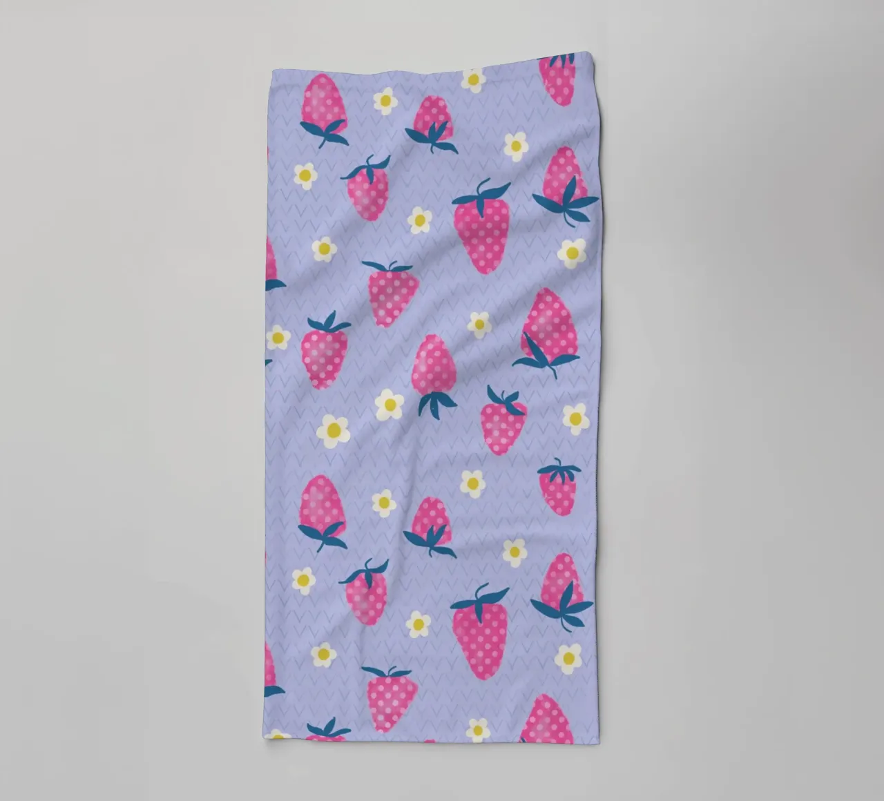 Fragole asciugamano da bagno da nicigabrieldesigns
