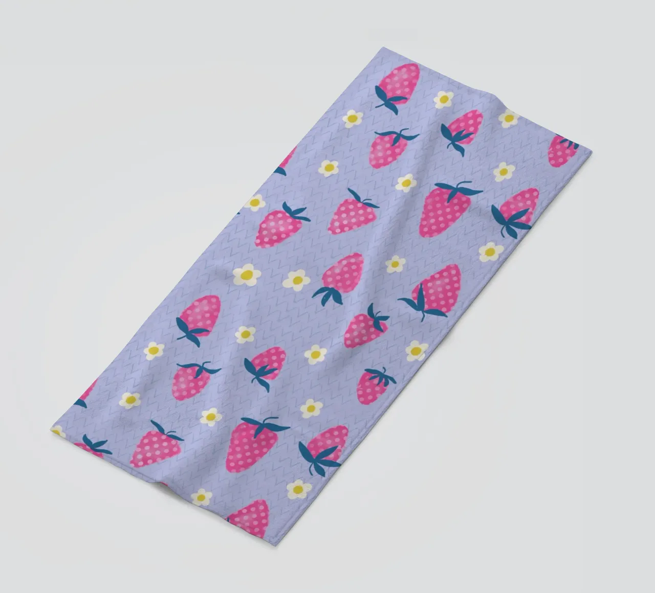 Fragole telo mare da nicigabrieldesigns