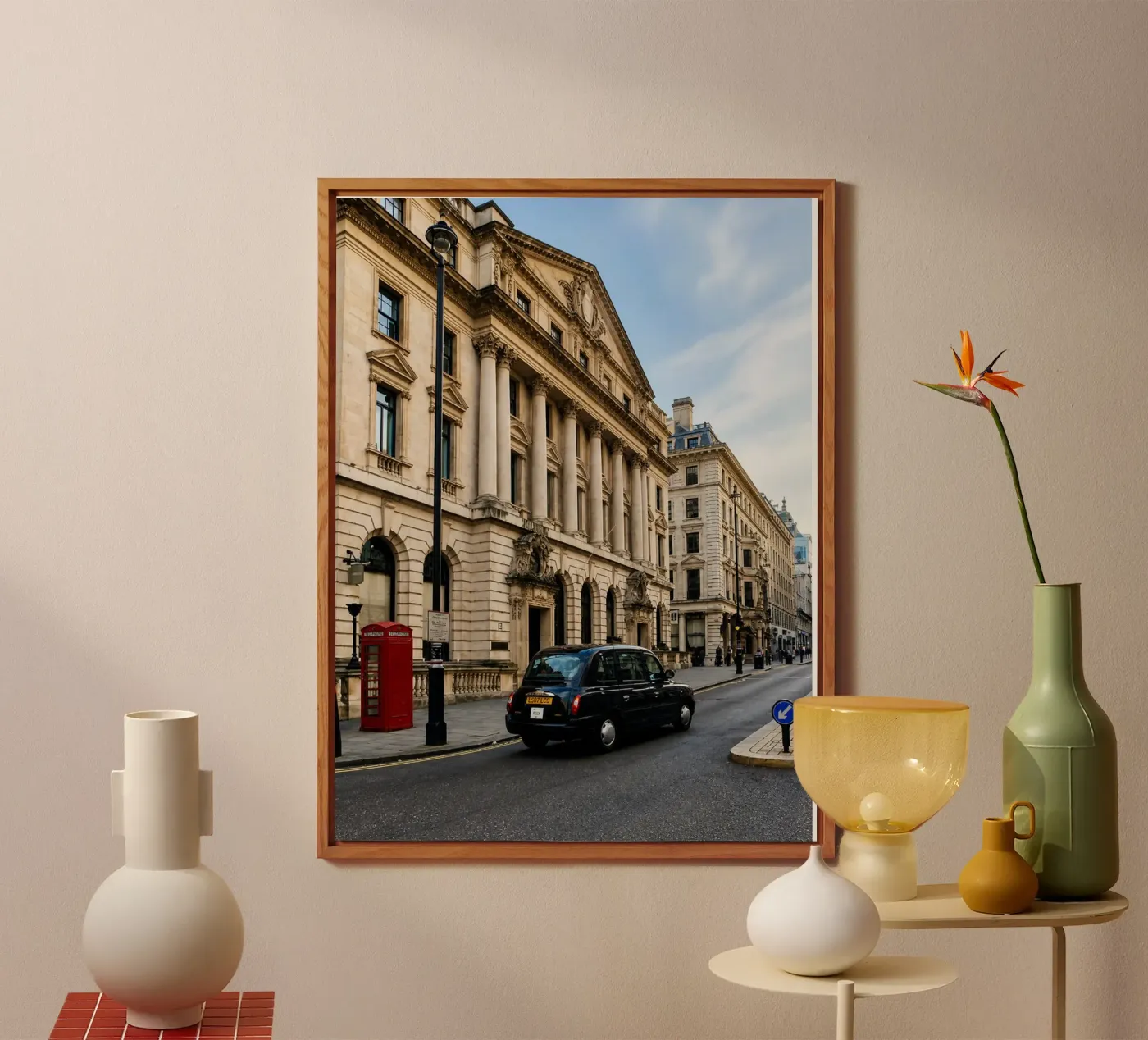 vintage car forex-plaat van onelife