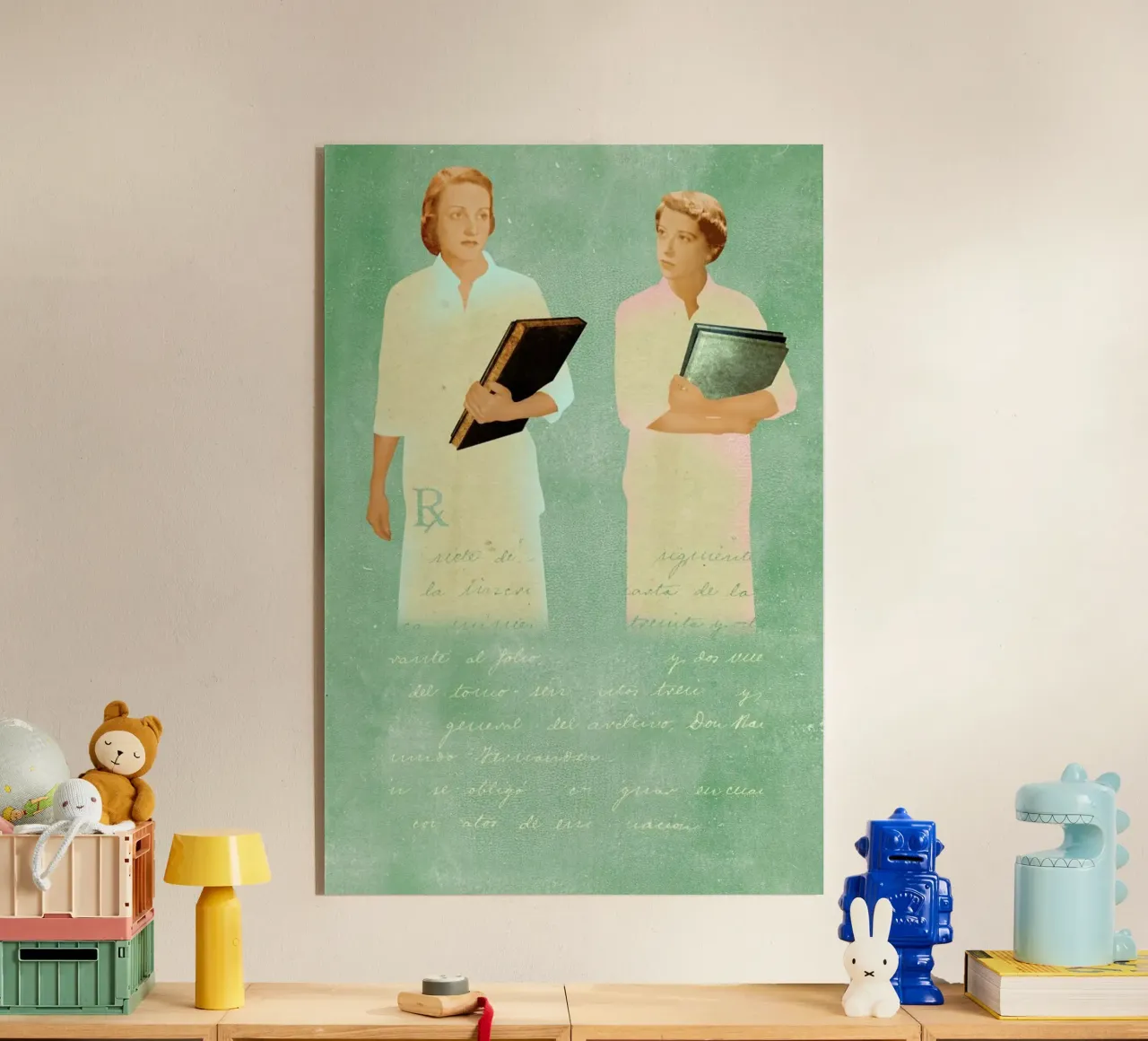 The Sisters plexiglass da Ellen Weinstein