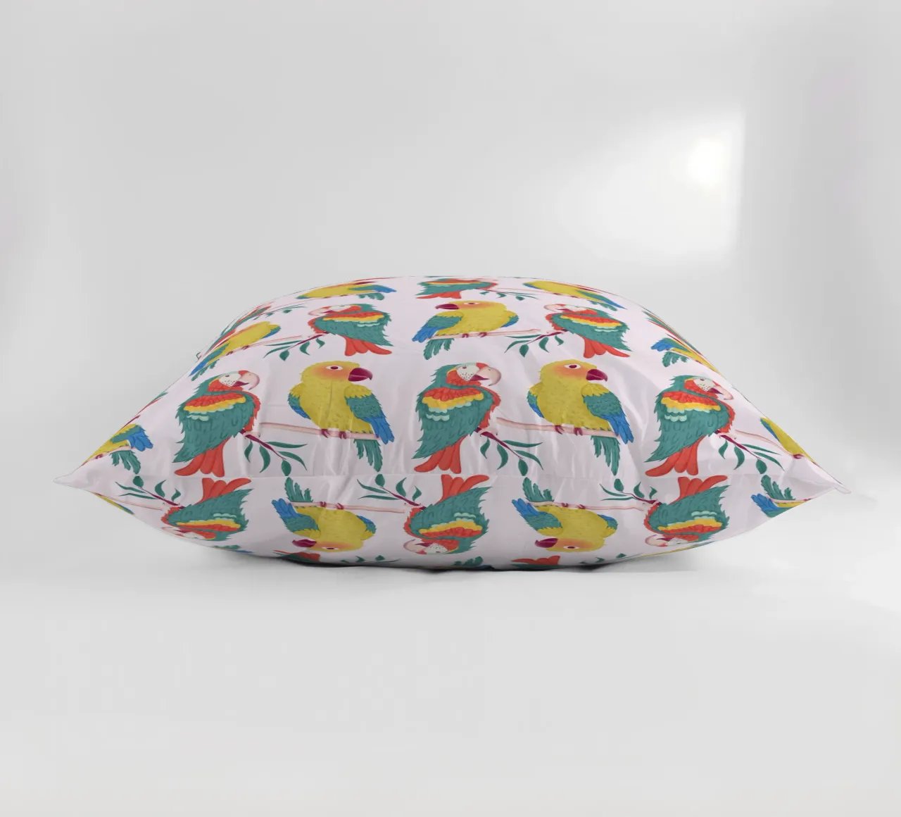 Pappagalli colorati cuscino da nicigabrieldesigns