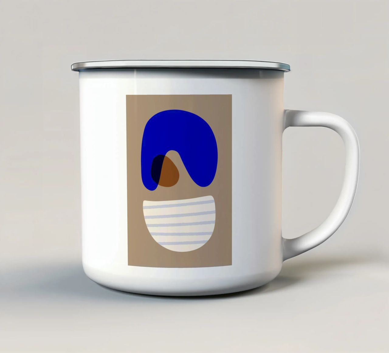Shapes 1 tazza in smalto da Studio Memb