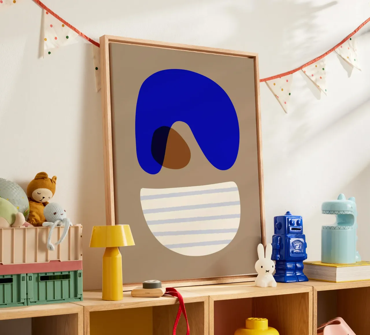Shapes 1 canvas met Baklijst van Studio Memb