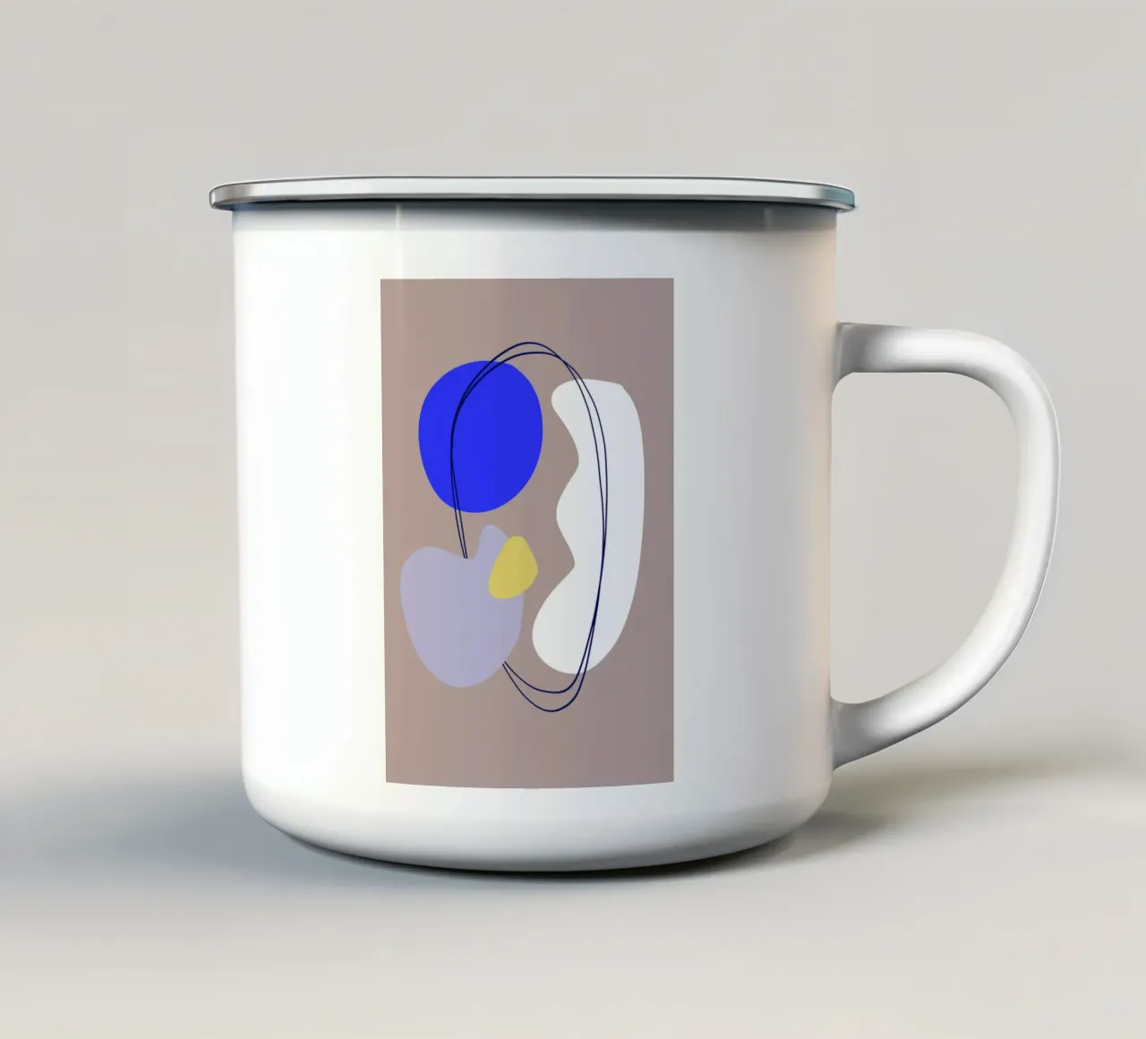 Shapes 5 tazza in smalto da Studio Memb
