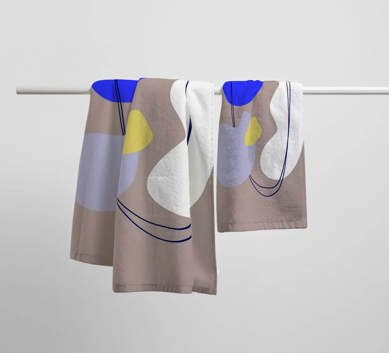 Shapes 5 asciugamano da bagno da Studio Memb