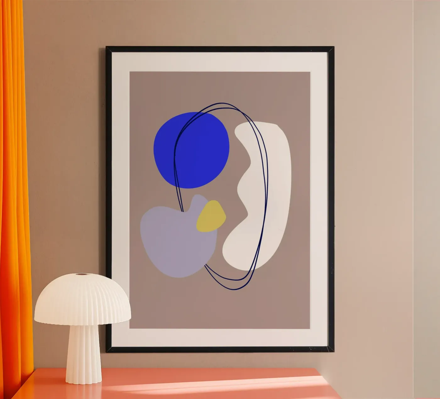 Shapes 5 poster van Studio Memb