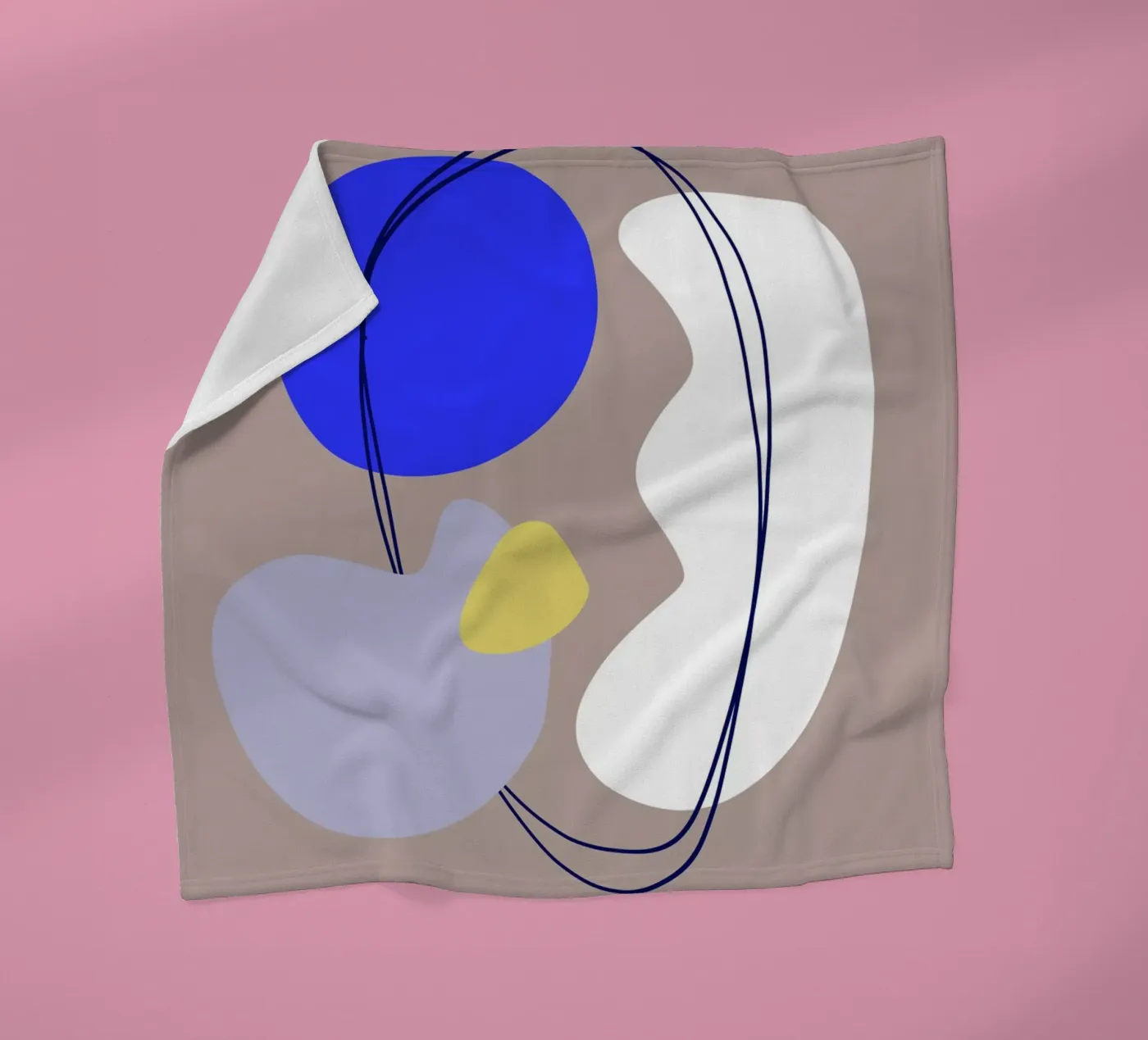 Shapes 5 Fleecedecke von Studio Memb